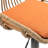 Swivel Dining Bar Stools Of 2, Orange, Adjustable Height With Footrest, Kitchen, Metal Base, 250Lb Capacity Modern Seat For Kitchen & Dining, Load-837263198