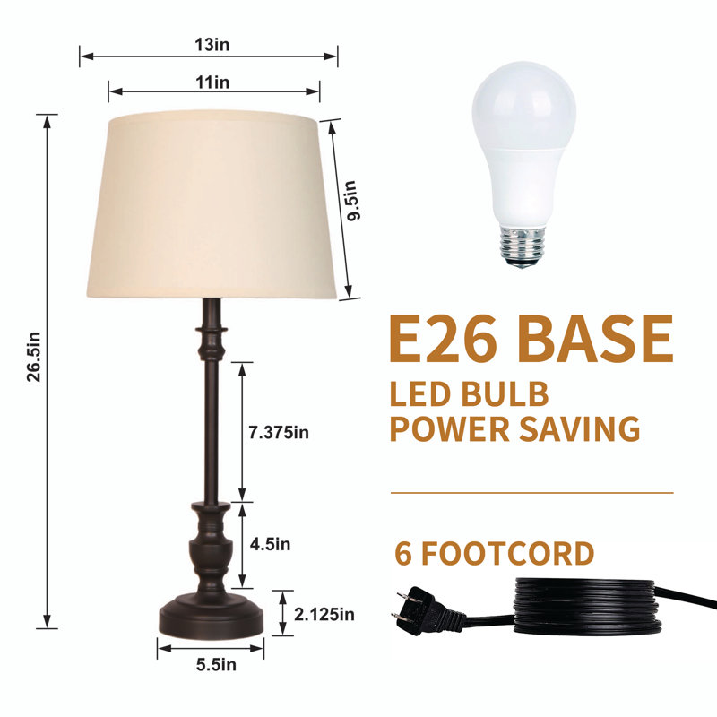 Hudson Classic 3 Pc Lamp Set-2 Table&1 Floor In Bronze Base With Xx Shades