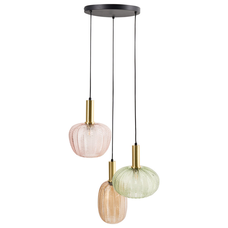 Anneli 3 - Light Gold Cluster Pendant