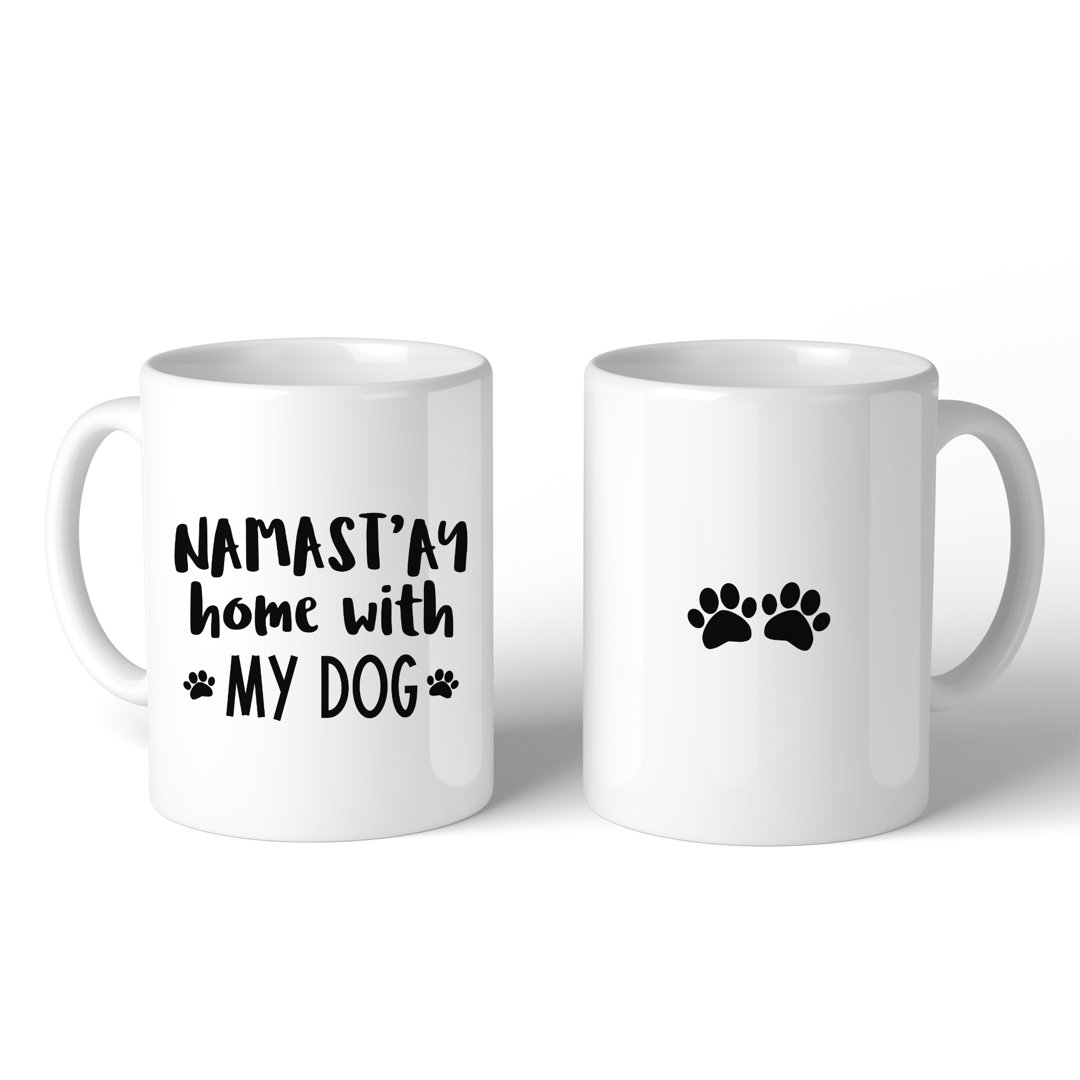 Pulteney Namastay Home with My Dog Coffee Mug Latitude Run®