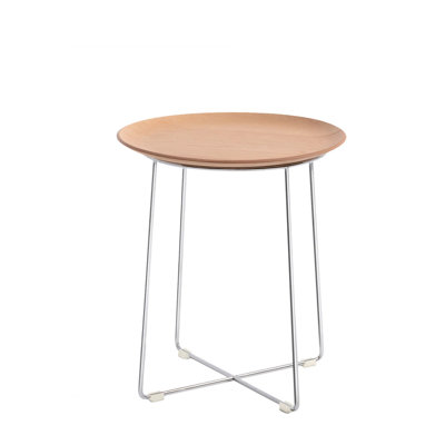 Al Solid Wood End Table