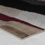 Tapis d'intérieur brun et rouge à motif abstrait Mid-Century-441016738