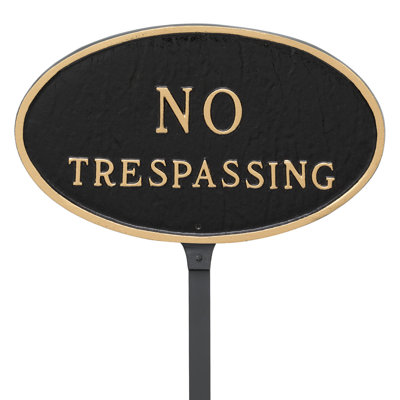 Weather Resistant Metal Garden Sign