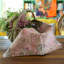 6 Napkins Blumen Orange Offcut Version