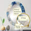 Abstract Wall Mirror, Blue Gold Marble Decorative Mirror - Blue And Gold Marble Clouds III-1155666953