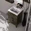 17,92 po Meuble-lavabo simple en chêne brun foncé avec robinet en acrylique - Meuble de salle de bain simple pratique avec miroir 89,94 lb-1769962612