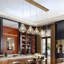 5-Light Dimmable Kitchen Island Linear Pendant