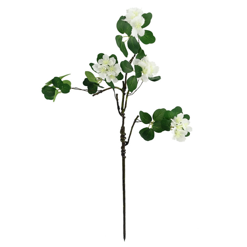 Plastic, Silk Artificial Arrangement, White