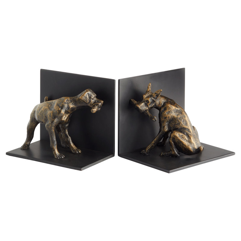 Marathon Cast Iron Non-Skid Bookends