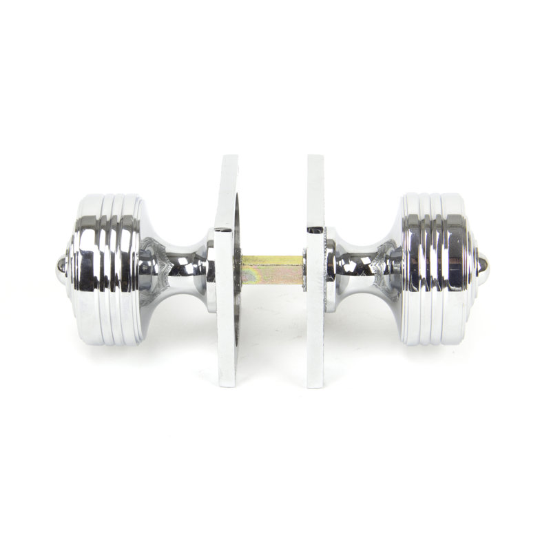 Tewkesbury Passage Door Knob, Polished Chrome