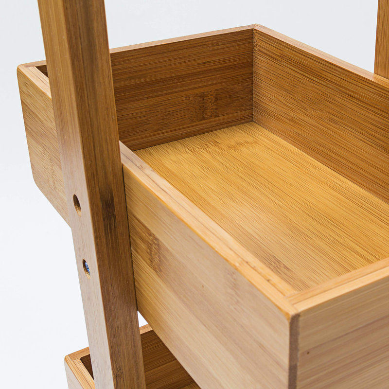 Bamboo Freestanding Bathroom Shelves