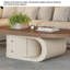Table basse ovale de rangement de style médiéval-411354586