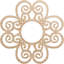 Cohen Wood Fretwork Pierced Ceiling Medallion-63411960-63411983