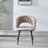 Modern Chair(Set Of 2 ) With Iron Tube Legs,  Soft Cushions And Comfortable Backrest, Suitable For Dining Room, Living Room, Cafe,Hairball Back-868380651