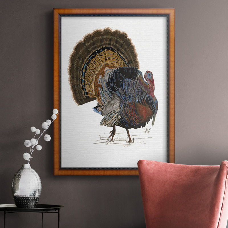 Étude de la Turquie I, toile encadrée de qualité supérieure - prête à être accrochée, H 20 po x l 16 po x P 2,5 po