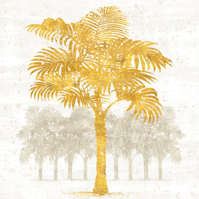 Palm Coast III Crop by Sue Schlabach - Wrapped Canvas Print