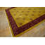 Yellow / Gold Orange 1920s Antique Rectangle Hand Knotted Pile Wool Rug