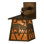 Rustic Lodge 2 - Light Outdoor Wall Lantern