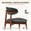 Chaise d'appoint rembourrée en bois massif-1282289212