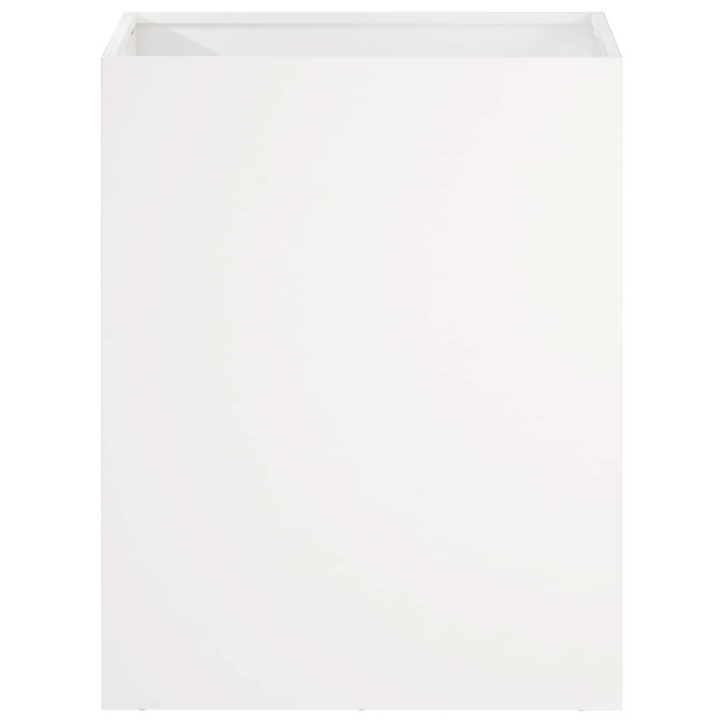 Planter, 50cm H x 40cm W x 30cm D, White, 2