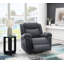 Fauteuil inclinable électrique en microfibre Domana