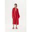 Shawl Neck Kimono Red