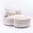 Keali Upholstered Armchair with Ottoman,soft and comfortable cushions, together create a warm atmosphere Elegant rest picture-667359361