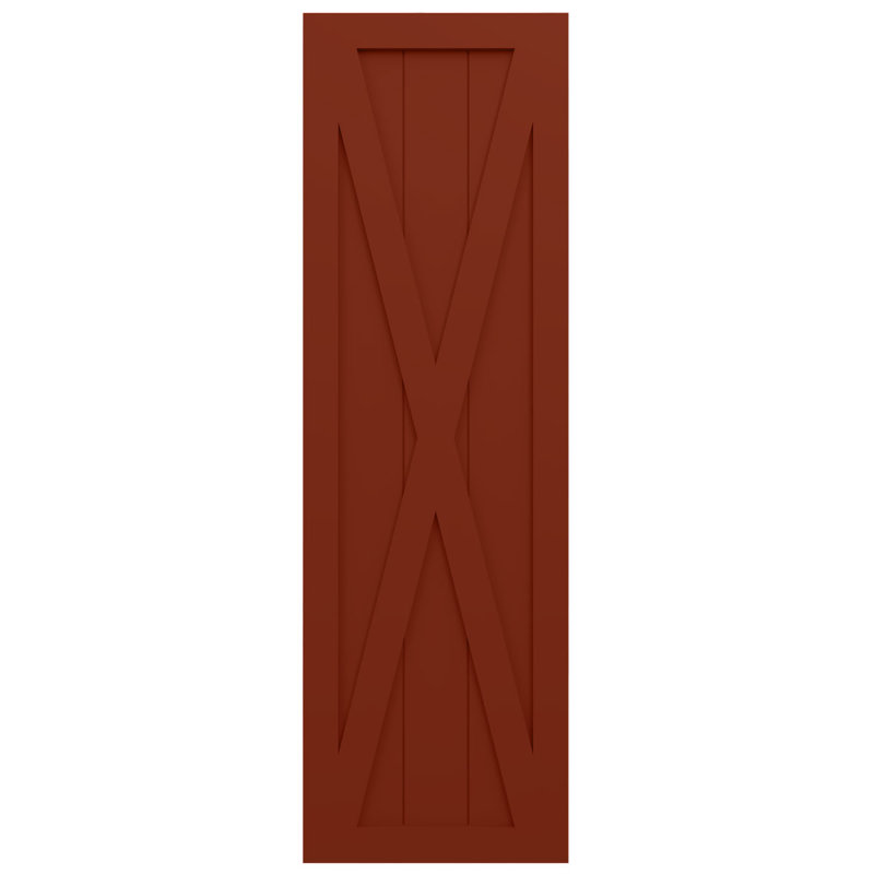Volets de ferme EnduraCore, Rouge piment, L 15 po, H 55 po