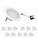 4'' Dimmable LED Canless Recessed Lighting Kit (Set of 12)