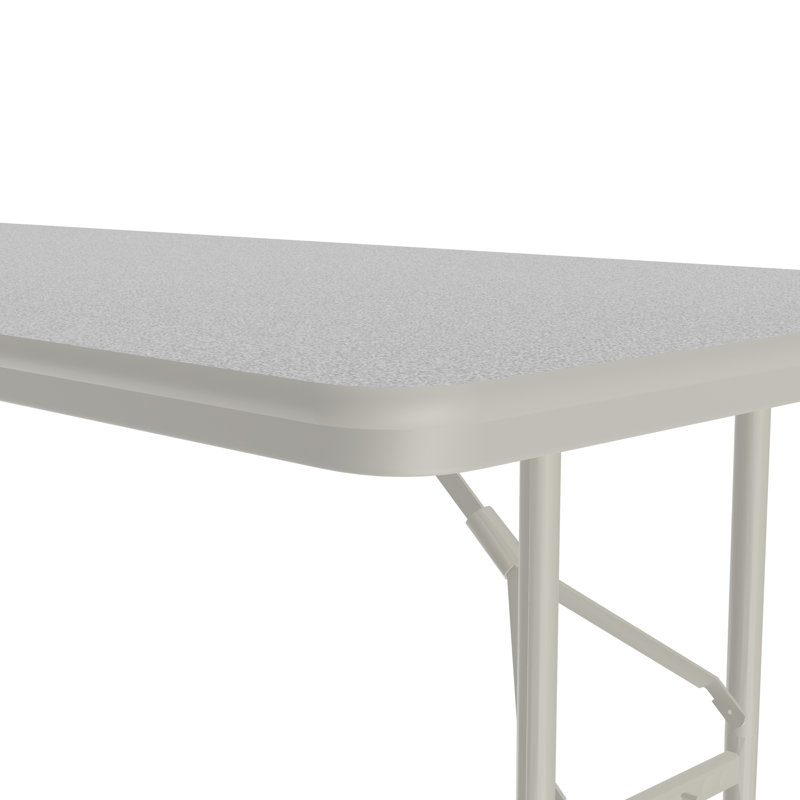 Table rectangulaire pliable réglable 60 ", Granit gris