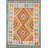 Geometric Wool Kilim Oriental Rug 3x4