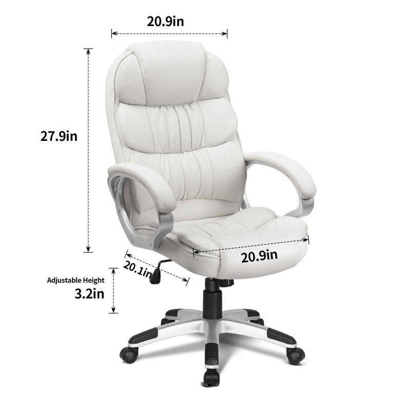 Enosburg Executive Chair, White