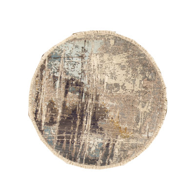 Hand Knotted Abstract Area Rug