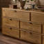 Commode 8 tiroirs Kodo - Chêne brun clair