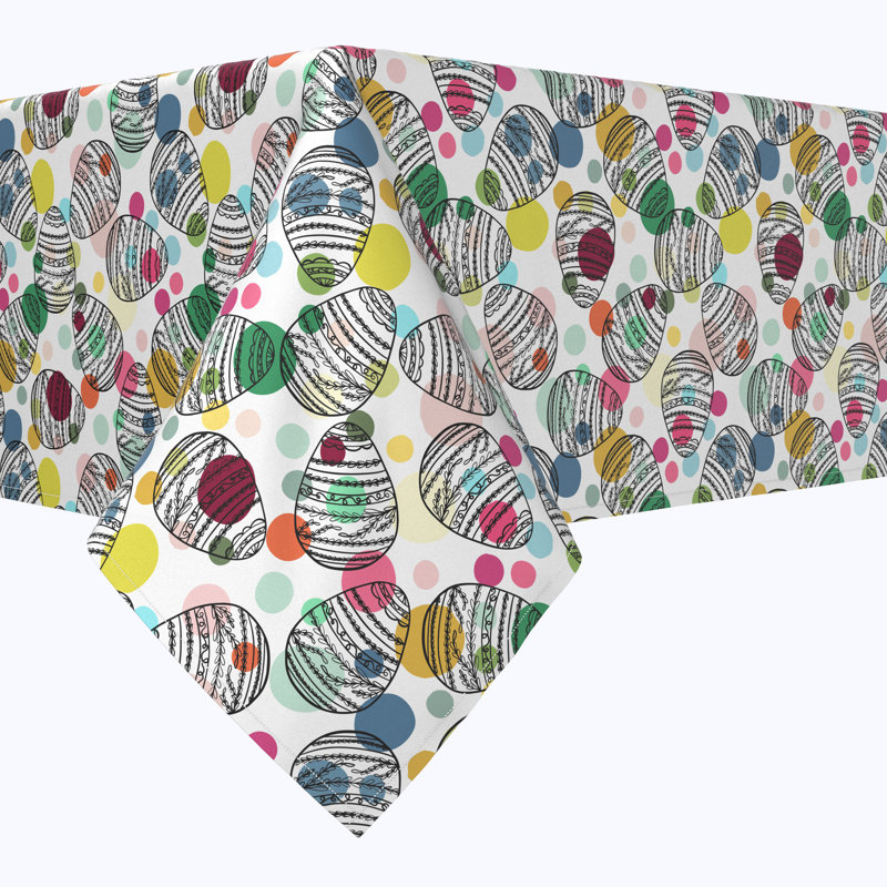 Redding Geometric Easter Tablecloth, 120" x 60"