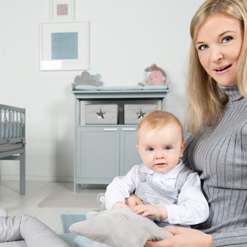 Hamburg Changing Table, Grey