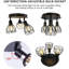 Bringfried 3-Light 22cm Semi Flush Mount