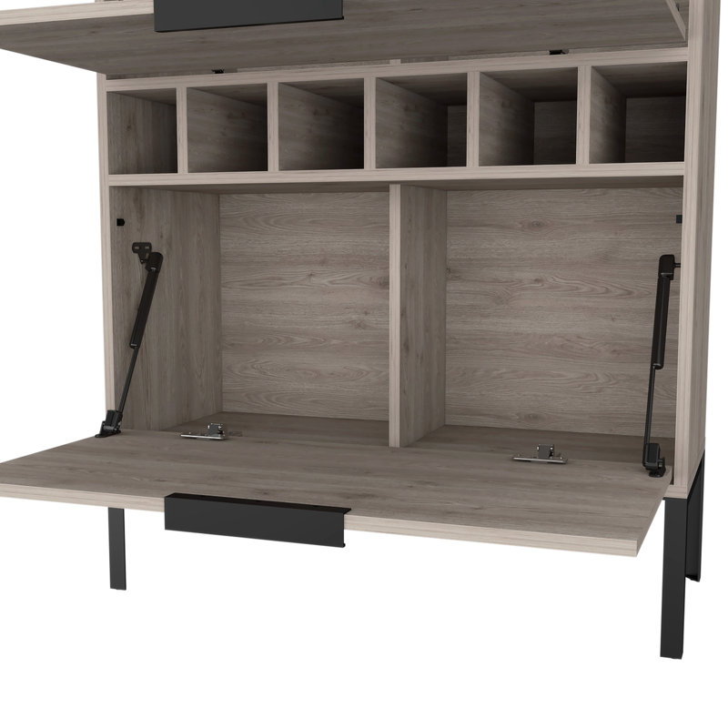 Wine Bottle Rack Gray