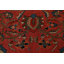 One-of-a-Kind 8'10" X 12'2" 1900s Wool Area Rug in Red