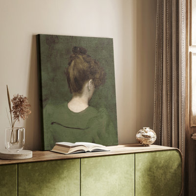 Impression de portrait rétro Cxxxvii - galerie enveloppée de cavas