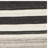 Emek Hand Woven Flat Weave H. S. Wool/Cotton Striped Rug in Black/Tan-1624417978