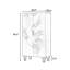 Garde-robe de rangement pour chambre double