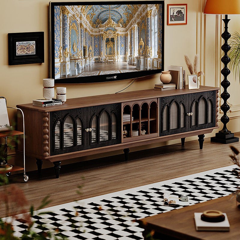 Meuble télé rétro français, 94.5"