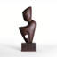 Sculpture en bois d'hévéa moderne et minimaliste moderne