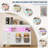 Modern Sideboard Buffet Cabinet with Auto-Sensor RGB LED Lights & Built-in Charging Station, Coffee Bar Table with Storage, 3 Drawers & 2 Doors for Dining Room, Kitchen, Living Room