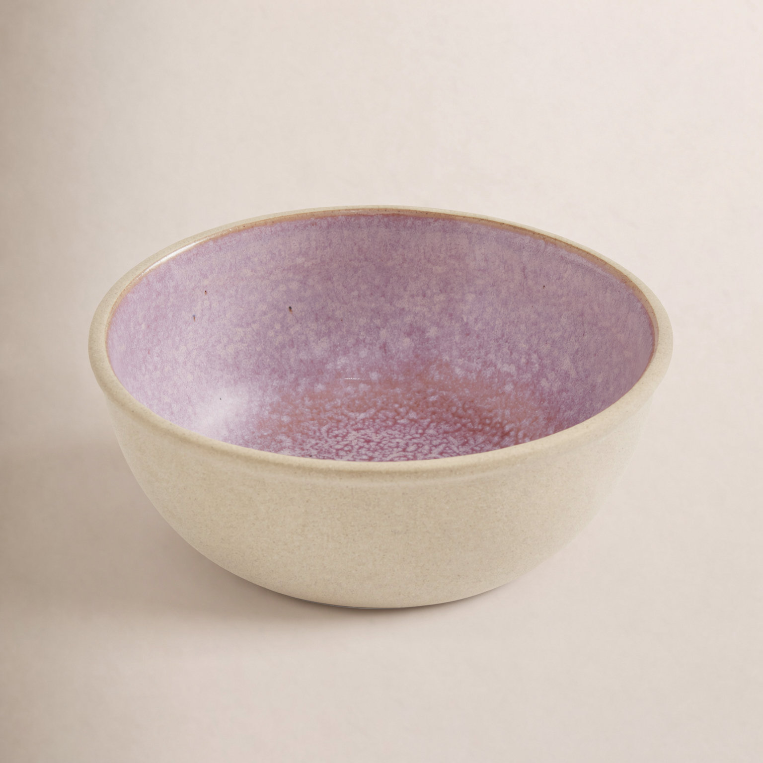 Minerals Stoneware Cereal Bowl, Brown/Pink