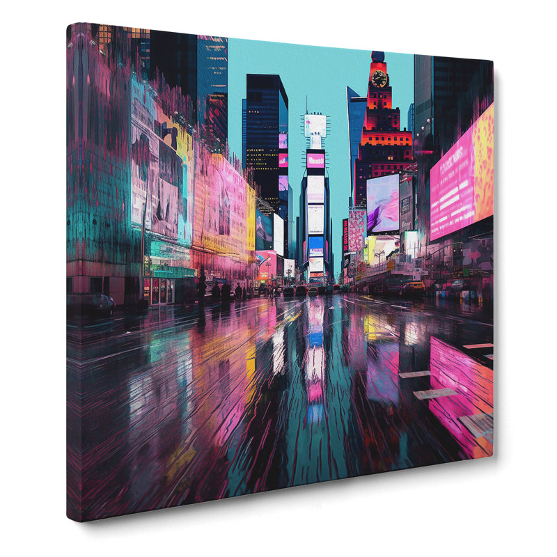 Modern Wall Art - Wrapped Canvas, 35cm H x 35cm W x 3cm D