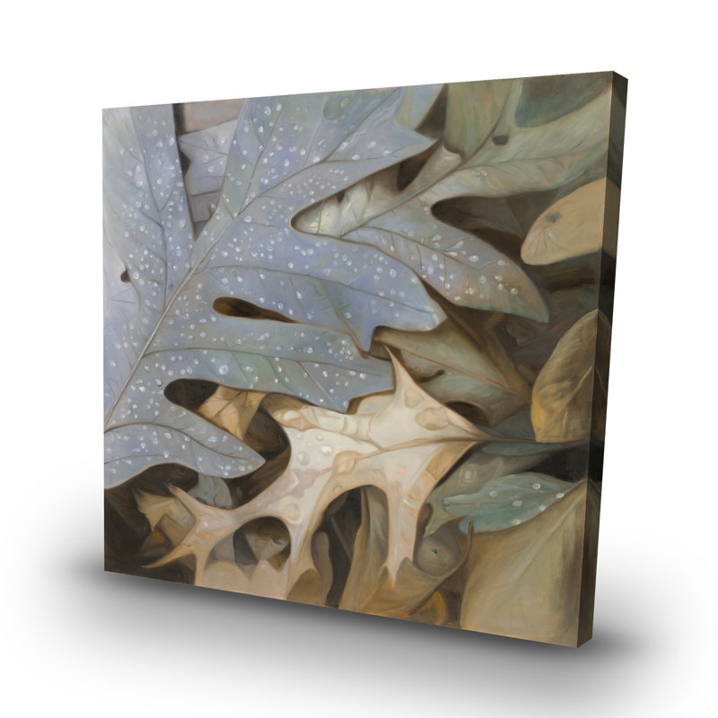 Autumn leaves - 32"x32" art on canvas