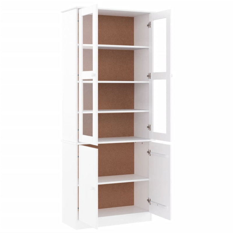 Aariona 77cm Solid Wood Sideboard, White