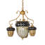 Lustre géométrique à 5 lumières Heier